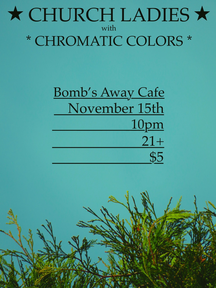 Church Ladies w/ Chromatic Colors Poster