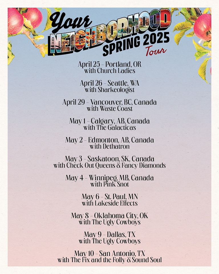 The Toxhards' Your Neighborhood Tour (Spring 2025) Poster